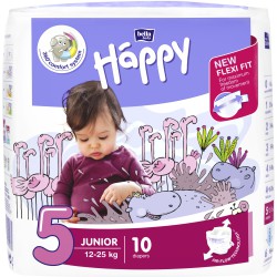 HAPPY sauskelnės vaikams Junior, 12-25 kg, 10 vnt.