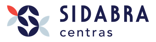 SIDABRA centras logotipas